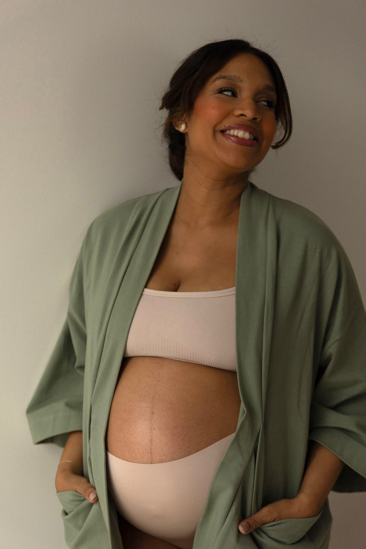 The Organic Cotton Lounge Wrap - Sage