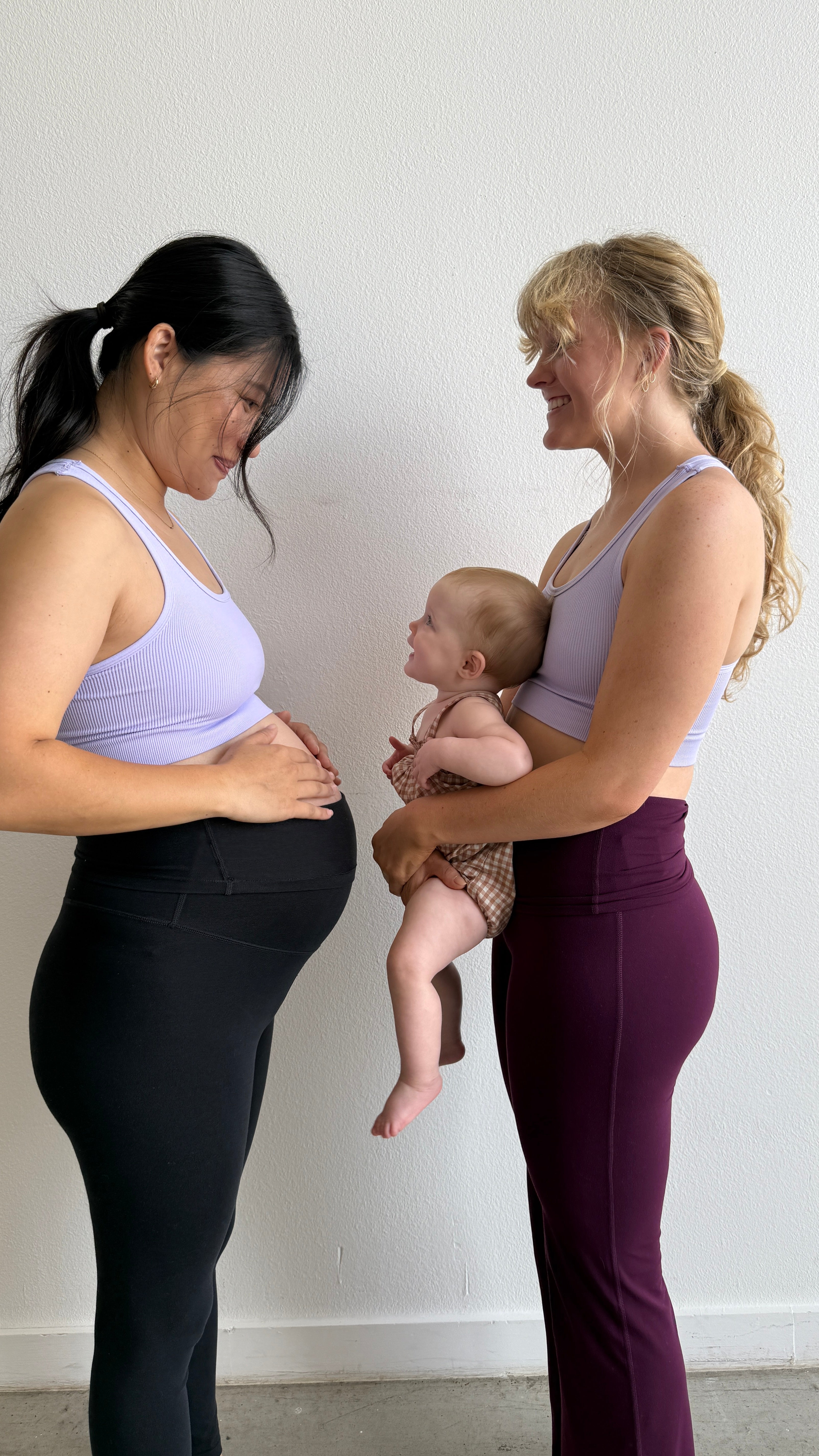 VARSITY Maternity + Nursing Sports Bra - Lavender