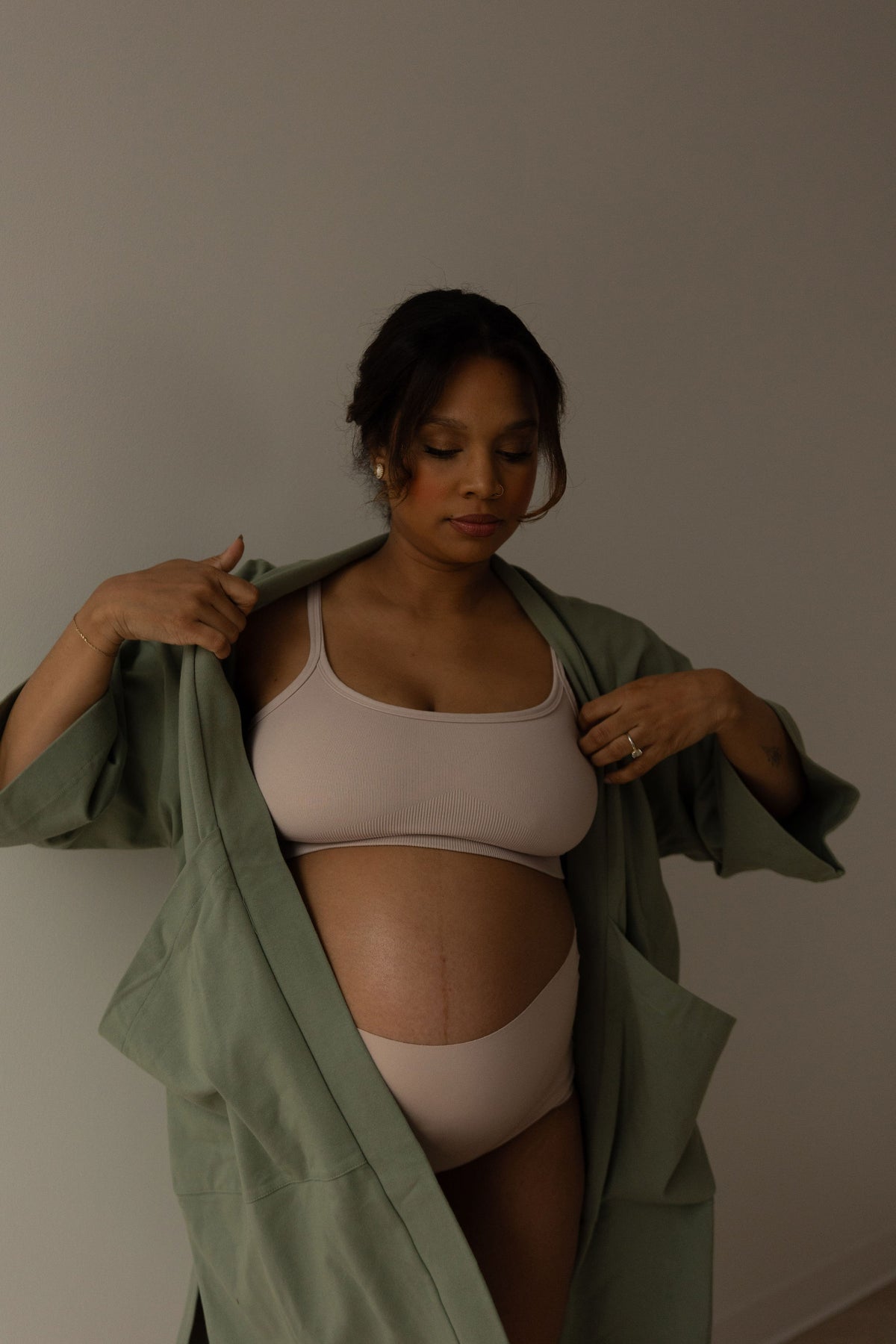 The Organic Cotton Lounge Wrap - Sage