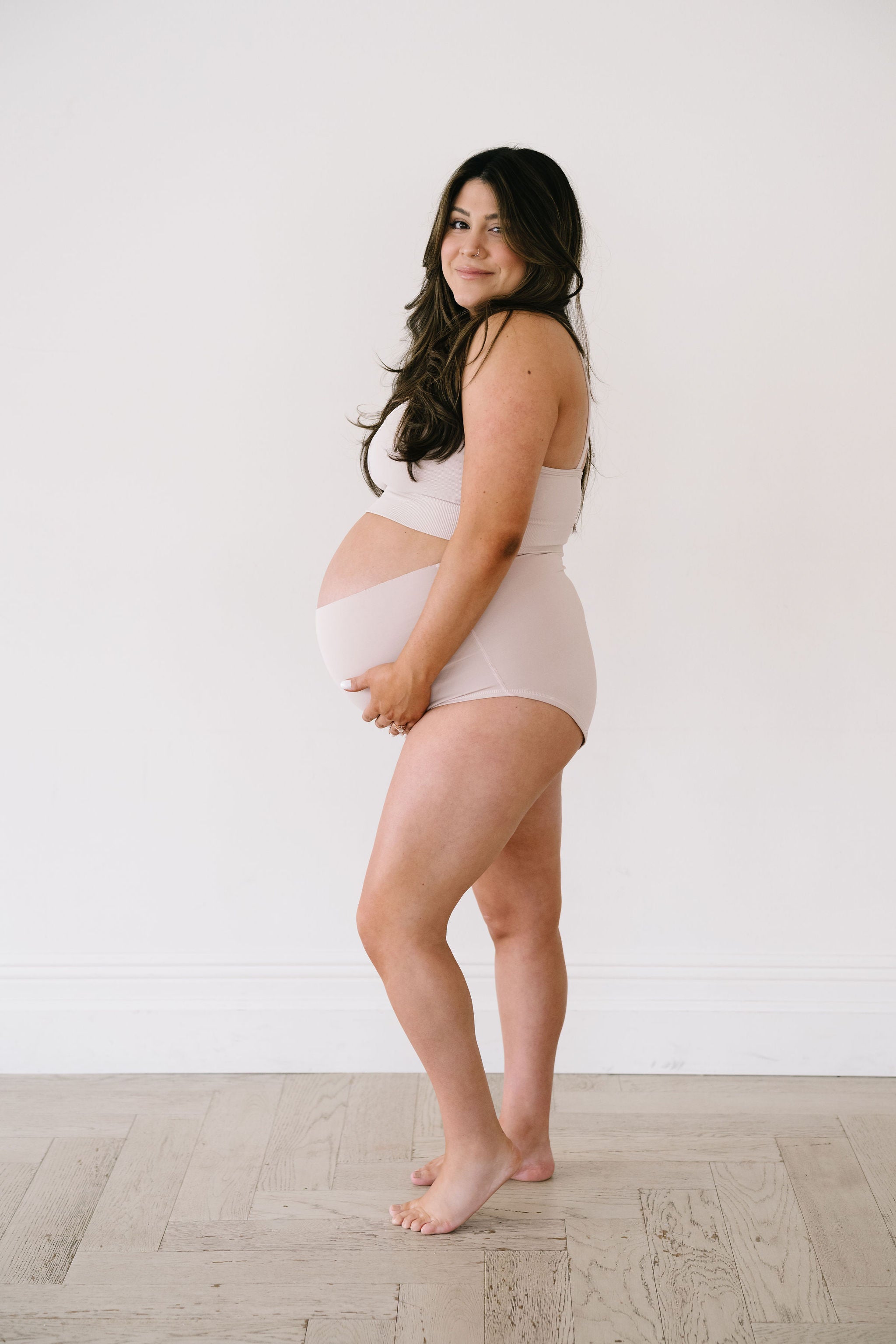 Maternity & Postpartum Support Bloomers - Champagne