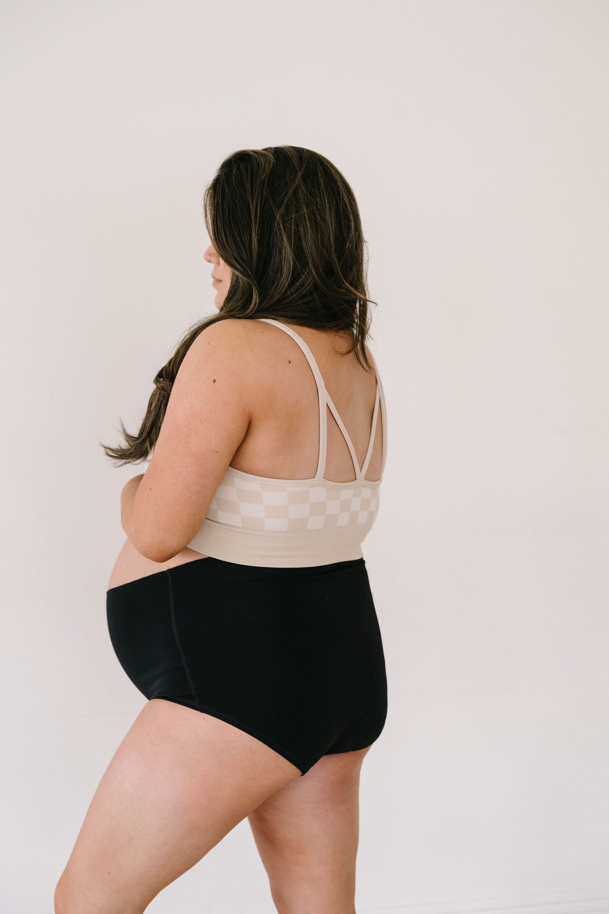 OATMILK Checker Maternity & Nursing Bralette