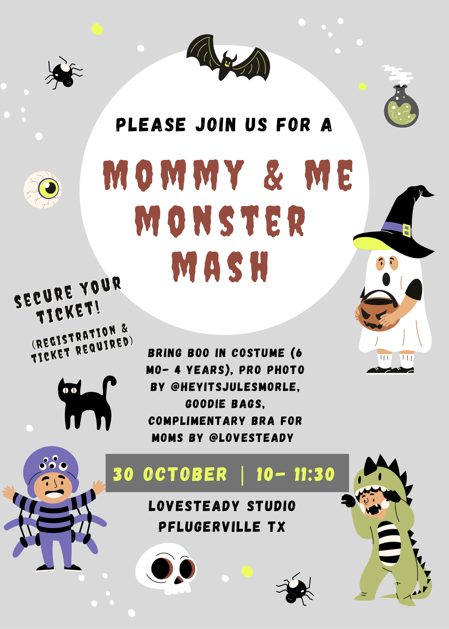 Mom + Mini Halloween Party
