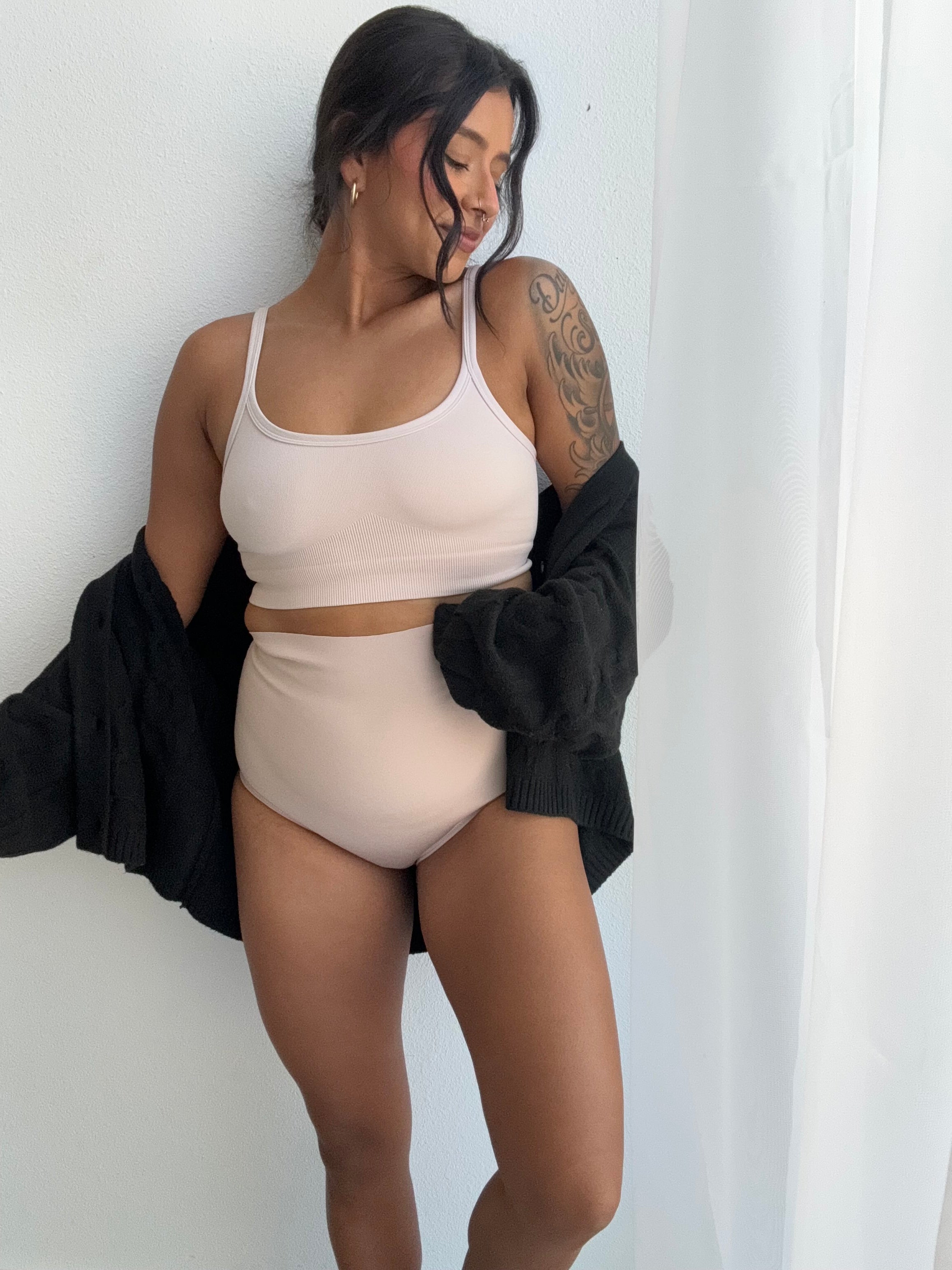 Maternity & Postpartum Support Bloomers -  Champagne *FINAL SALE*