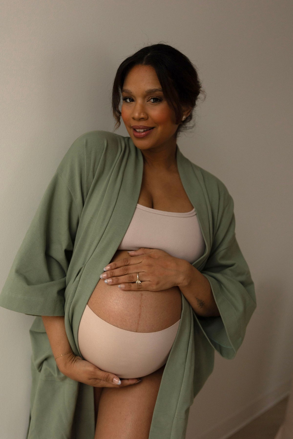 The Organic Cotton Lounge Wrap - Sage