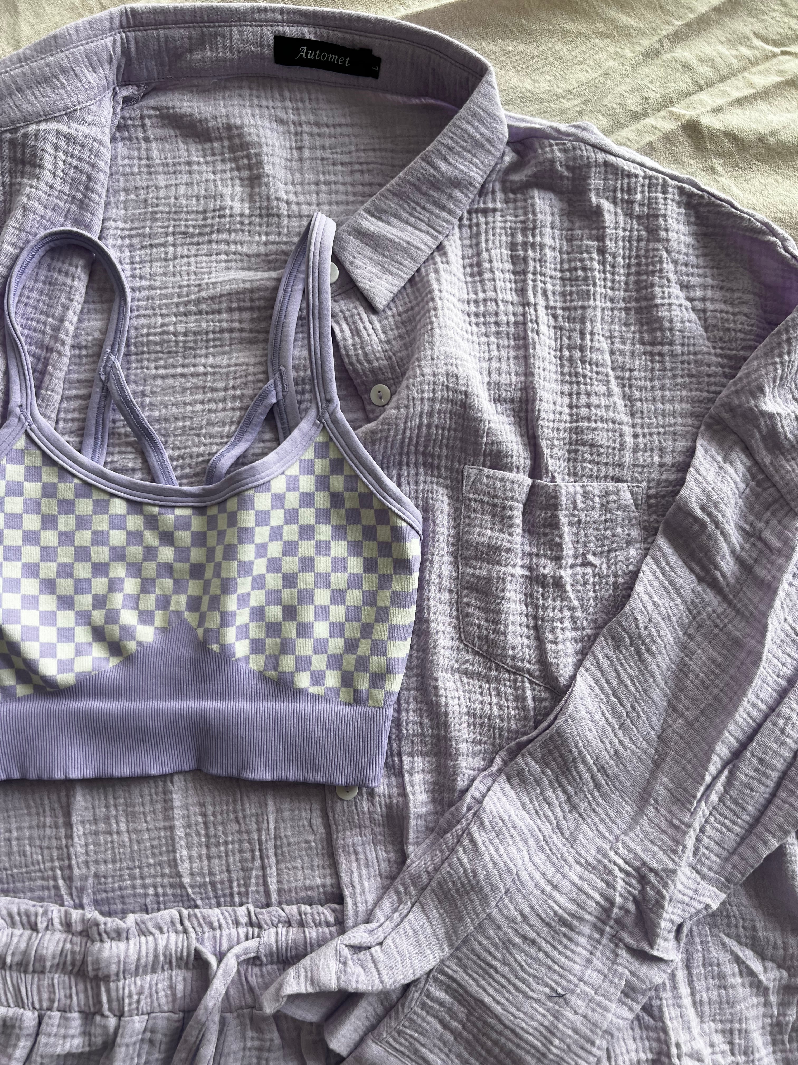 LOVELY Checker Maternity & Nursing Bralette *FINAL SALE*