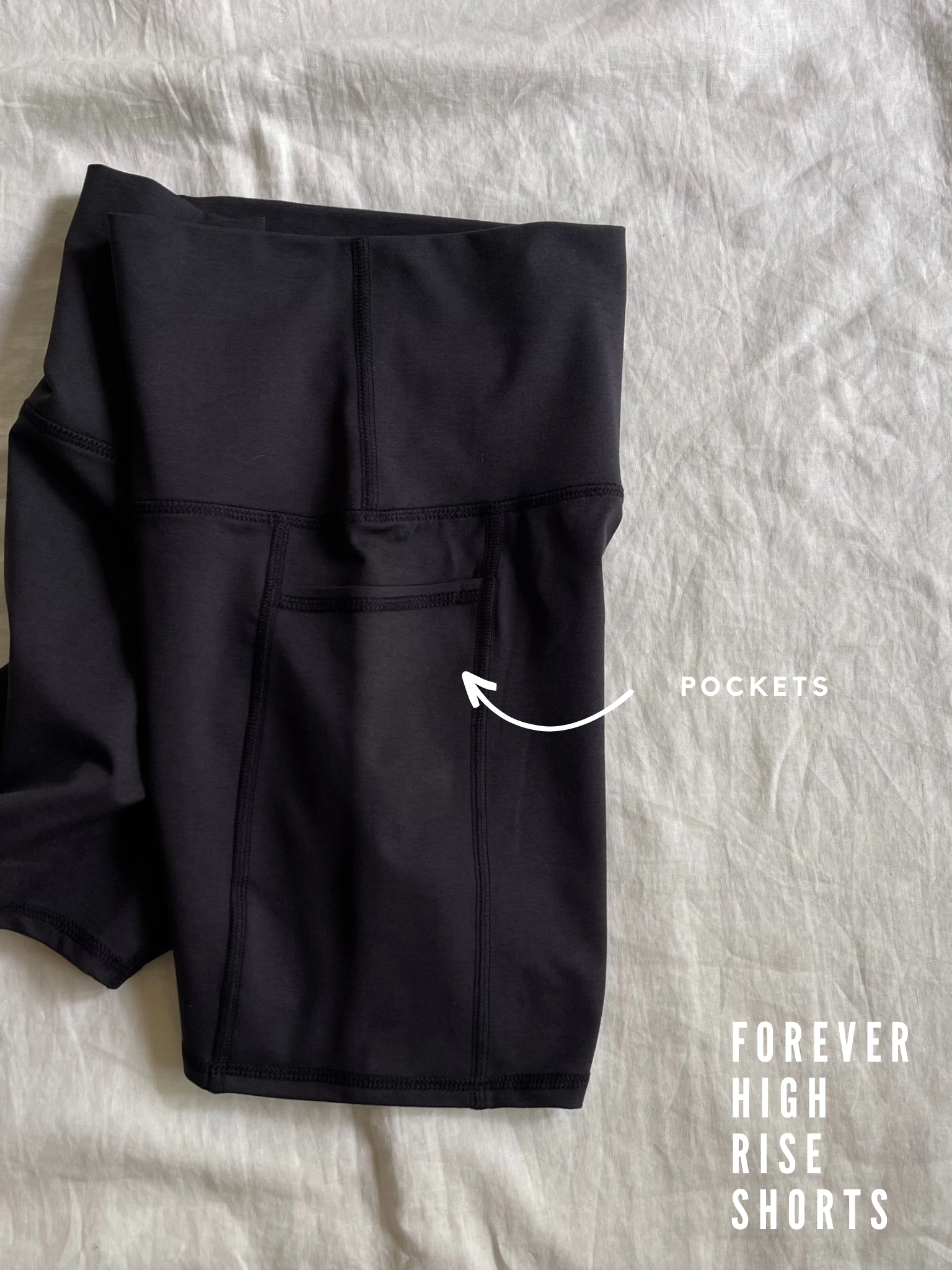 LAST CHANCE Maternity & Postpartum: Forever High Rise Pocket Shorts *FINAL SALE*