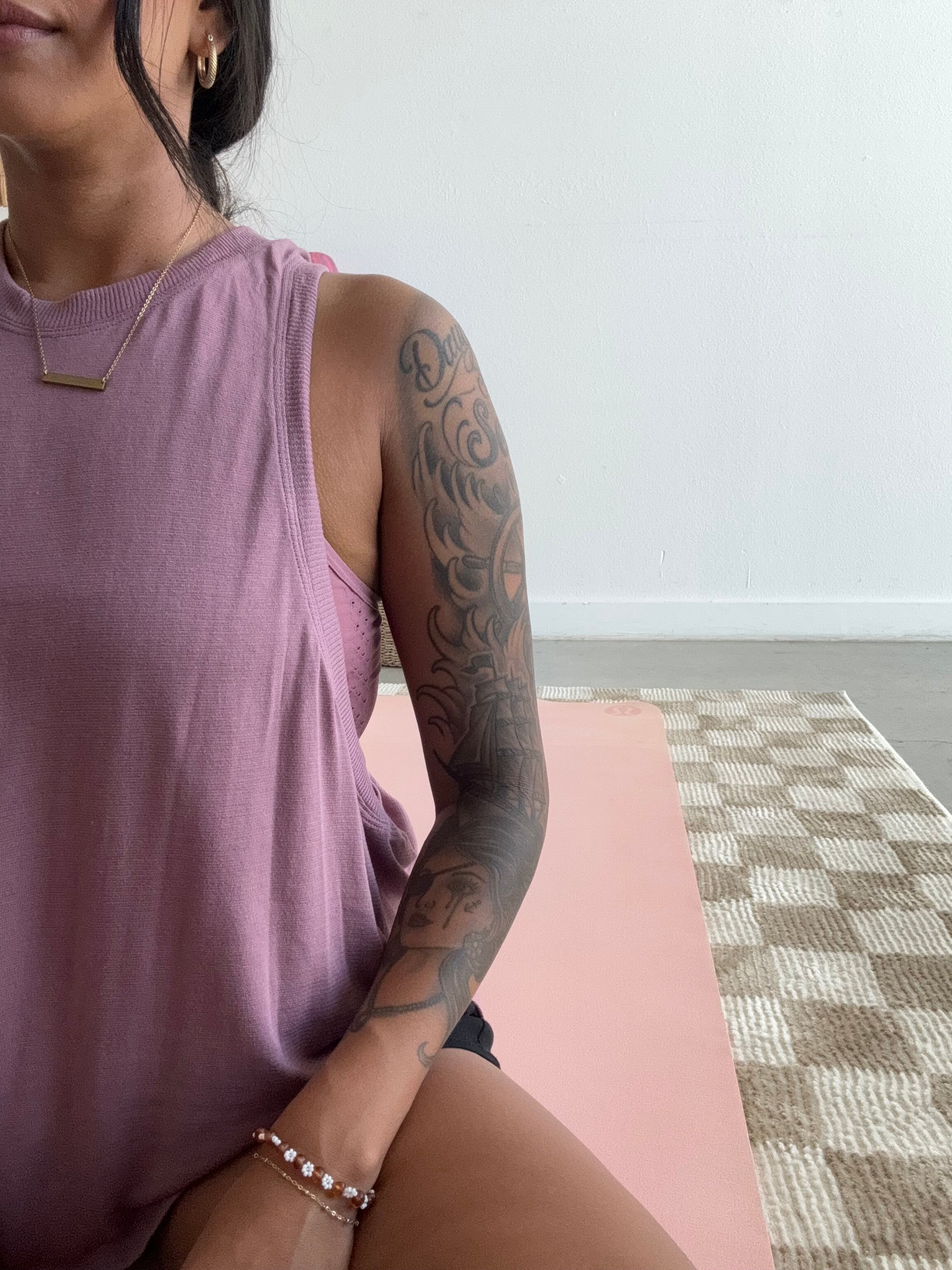 Mauve Muscle Tank