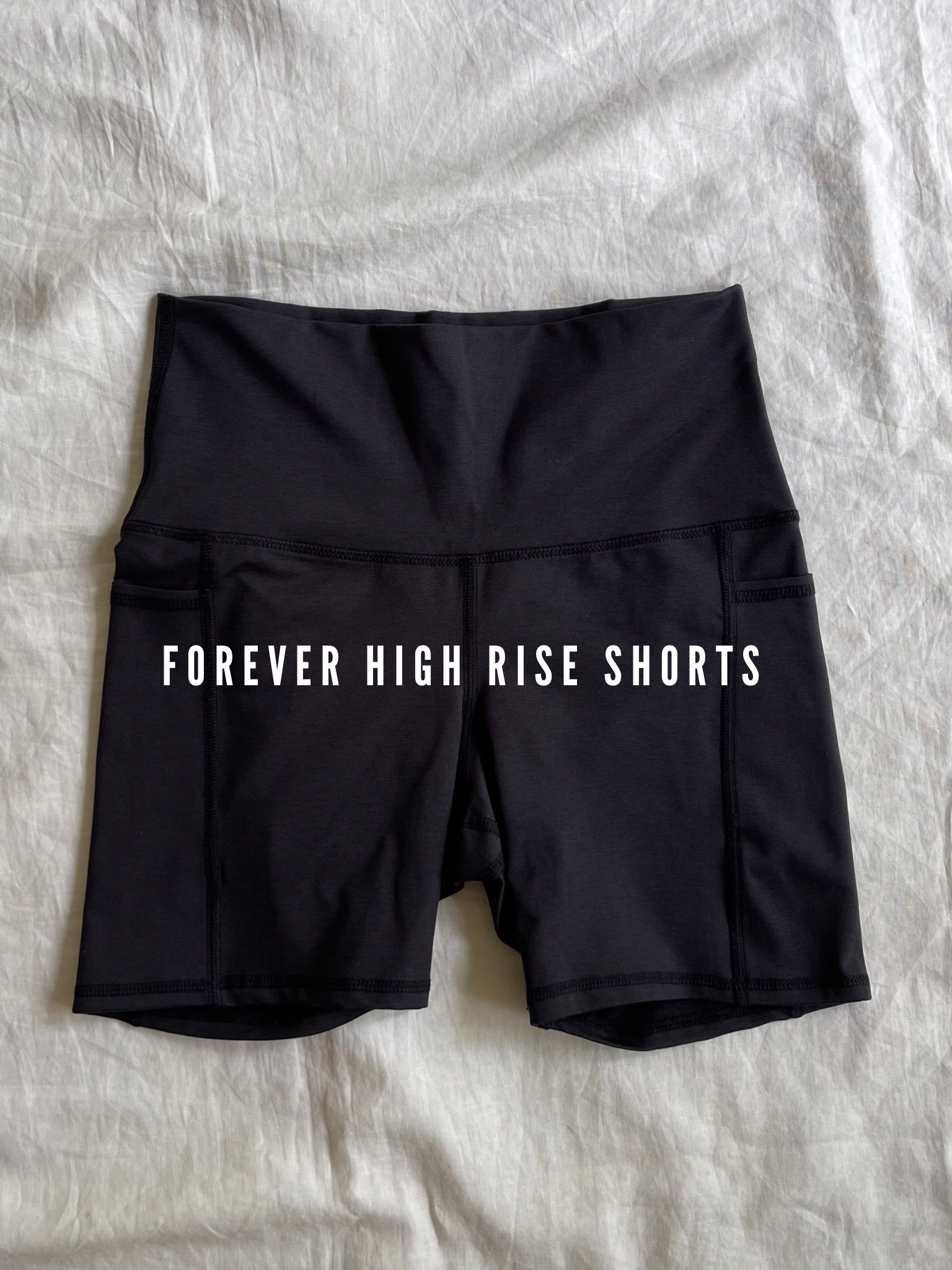 LAST CHANCE Maternity & Postpartum: Forever High Rise Pocket Shorts *FINAL SALE*