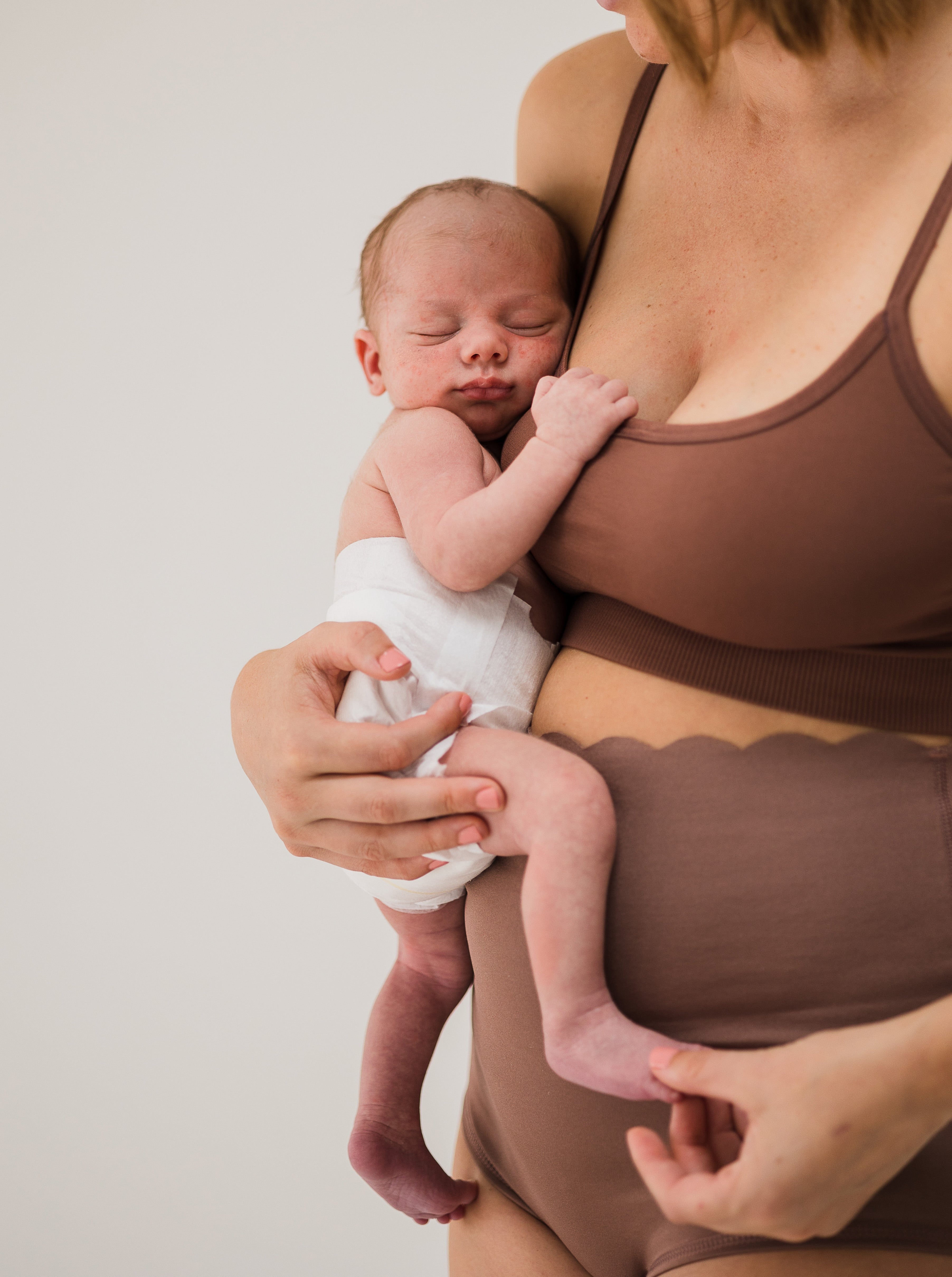 Maternity & Postpartum Support Bloomers - Scallop Edge Coco