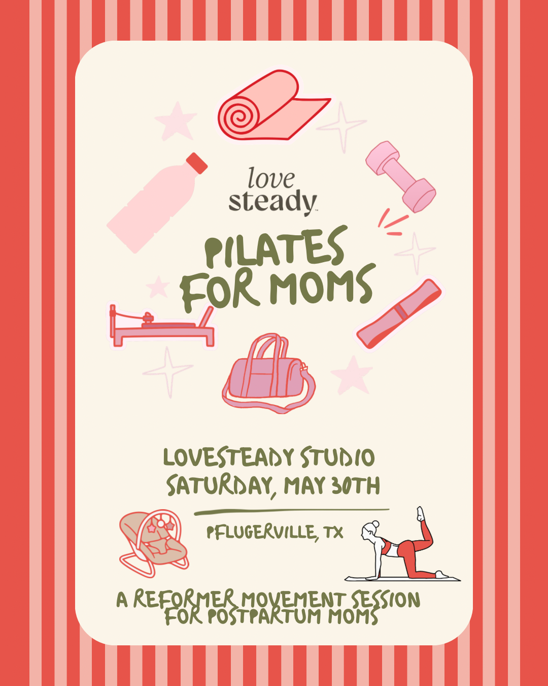 Reformer Pilates for Moms: Intro Class