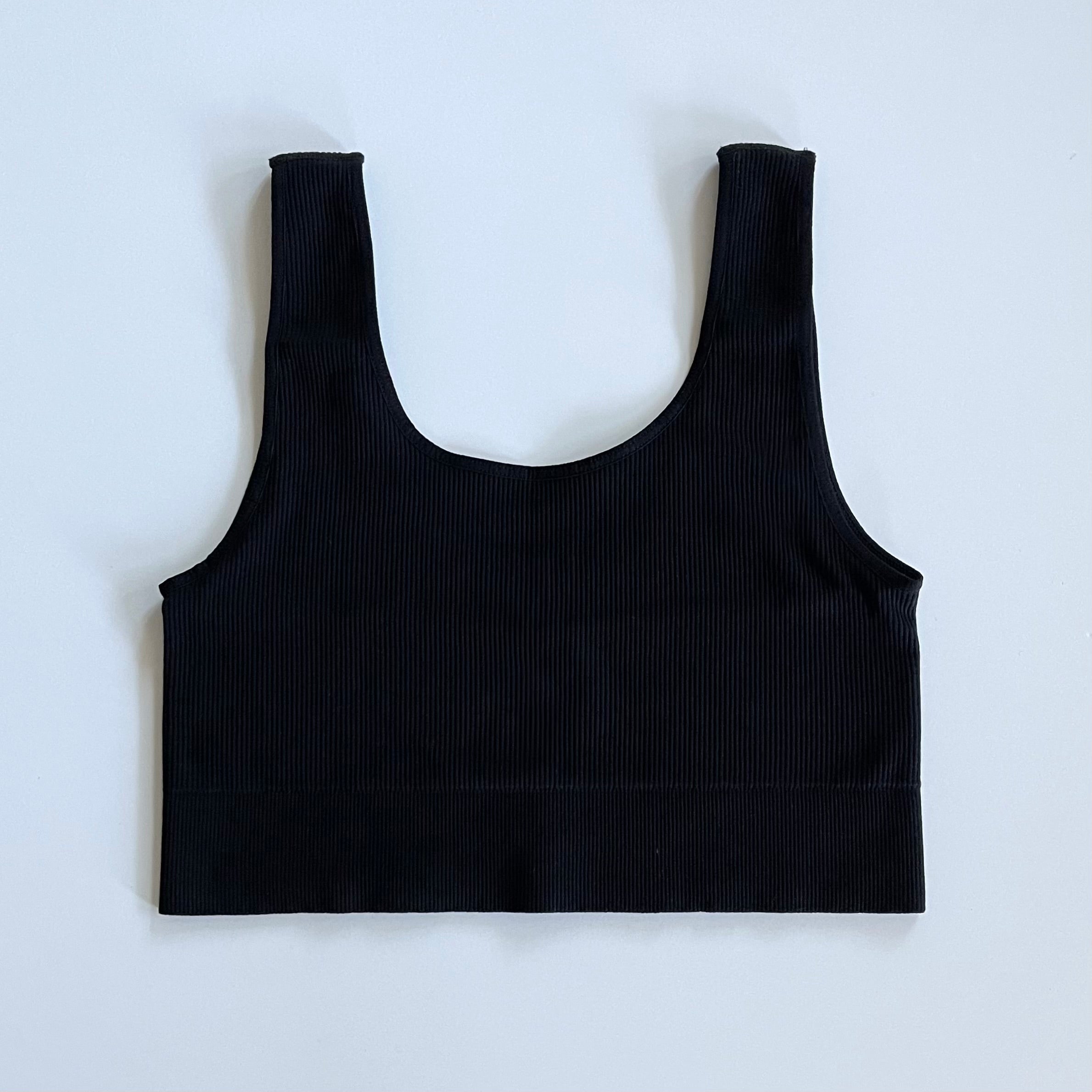LAST CHANCE The Scoop Ribbed Crop *FINAL SALE*