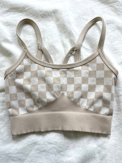 OATMILK Checker Maternity & Nursing Bralette