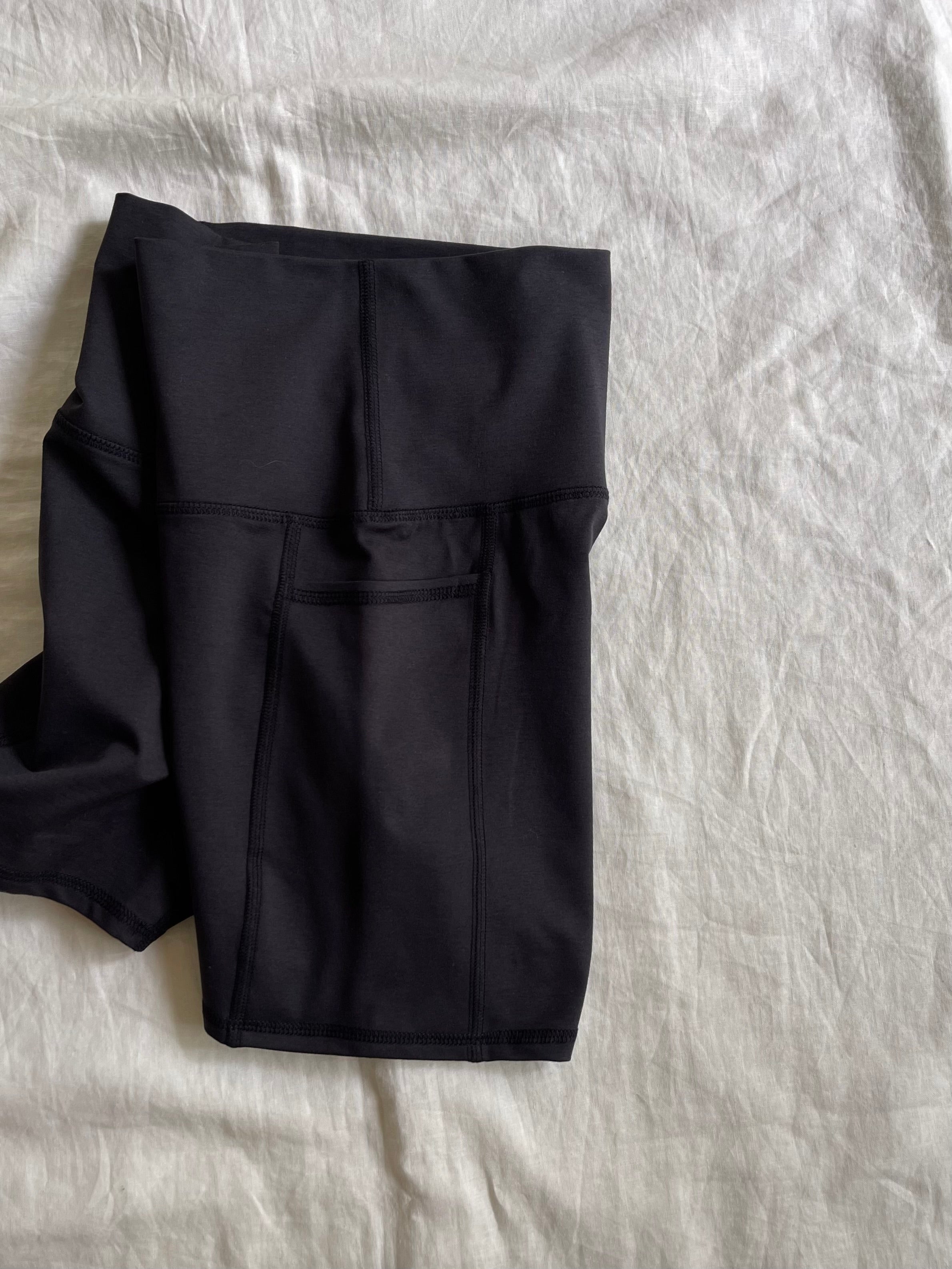 LAST CHANCE Maternity & Postpartum: Forever High Rise Pocket Shorts *FINAL SALE*