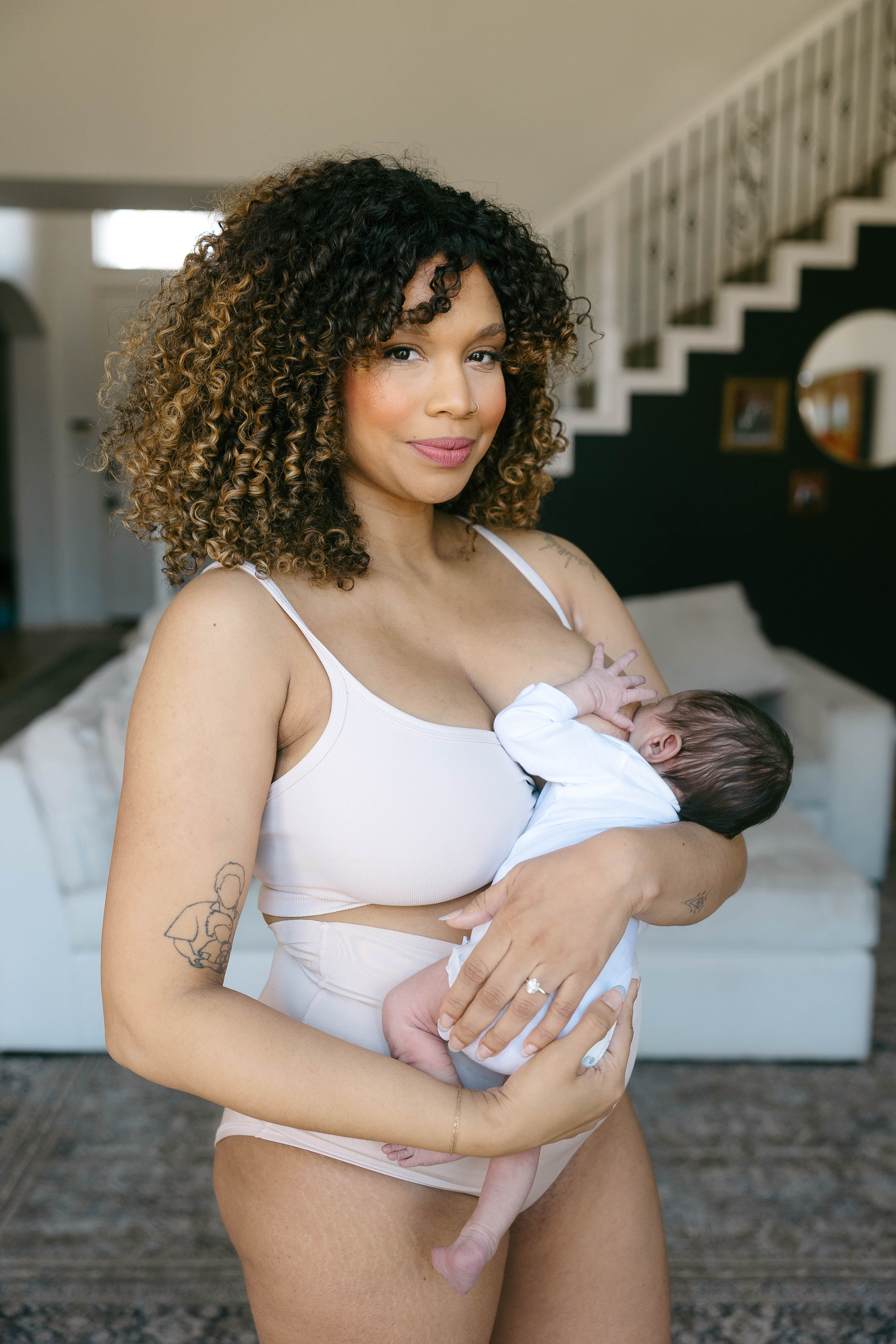 Champagne Plush Maternity & Nursing Bralette
