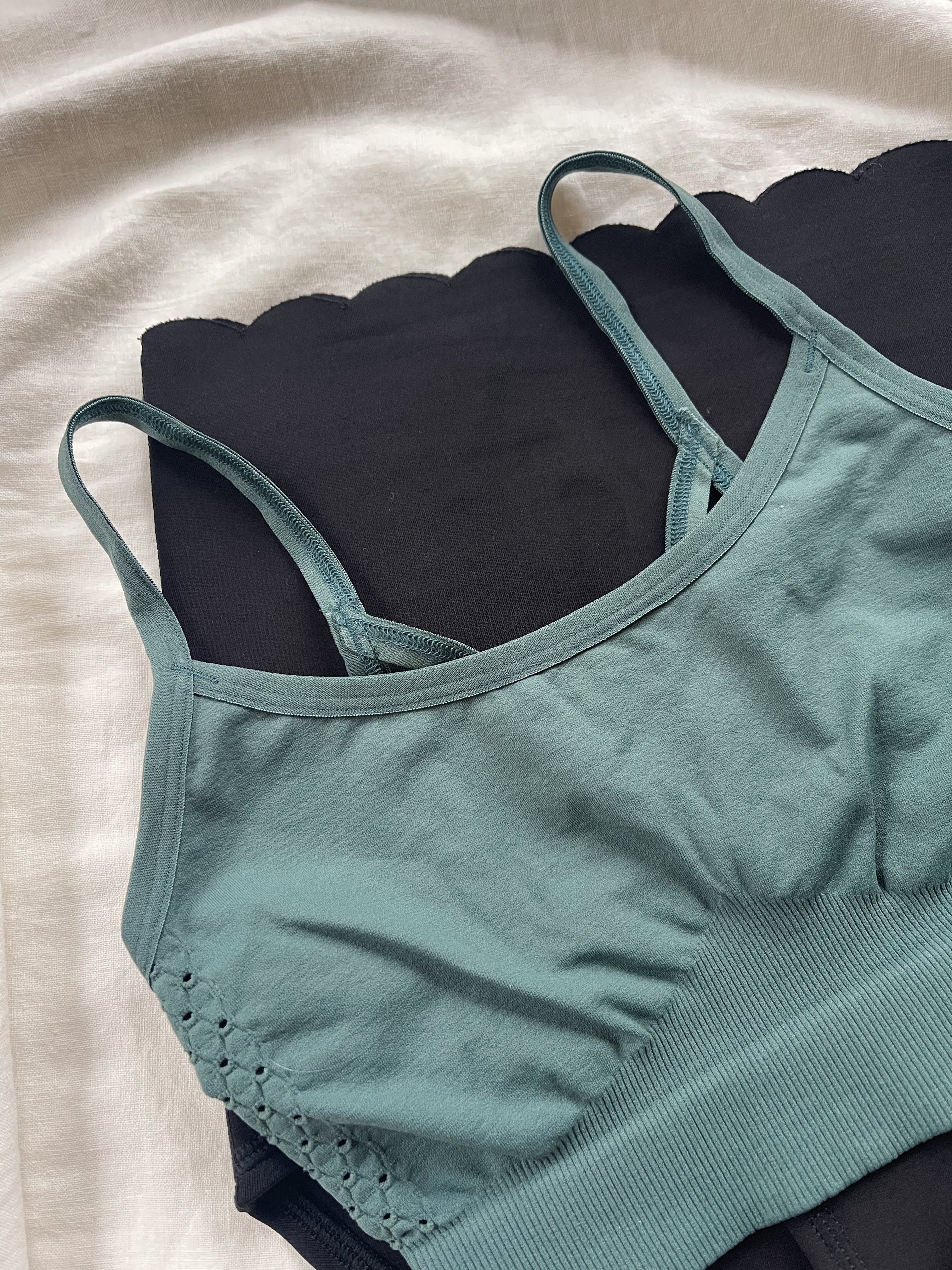 Evergreen Set - Adore bralette & Support Bloomer Bundle