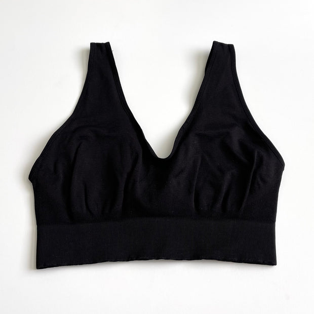 Lounge Full Cup Bralette - Black