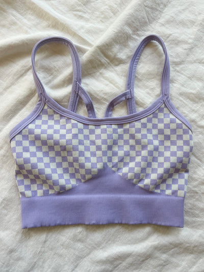 LOVELY Checker Maternity & Nursing Bralette