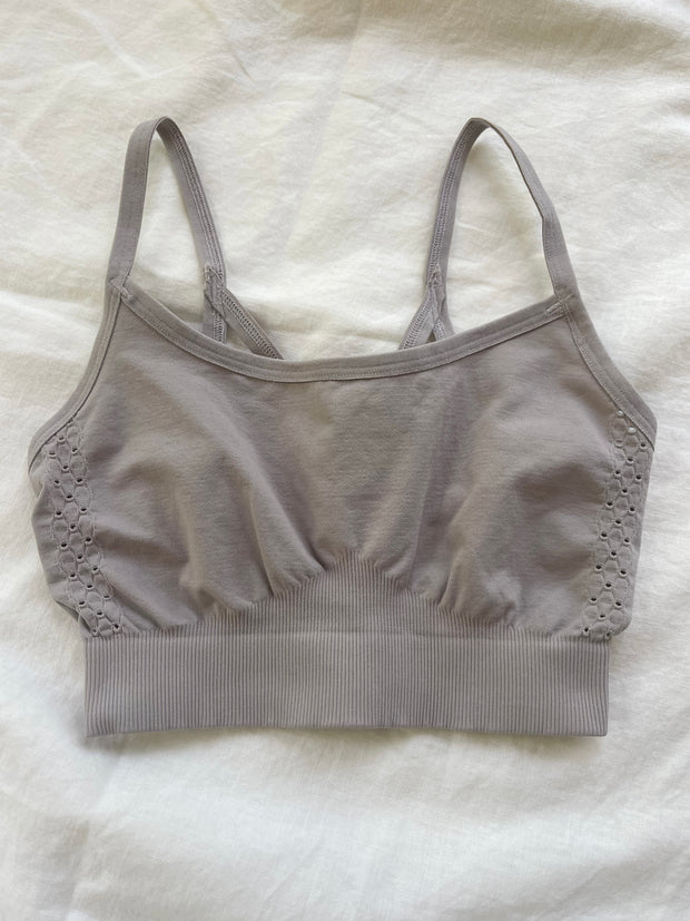 Adore Maternity & Nursing Bralette - Mushroom