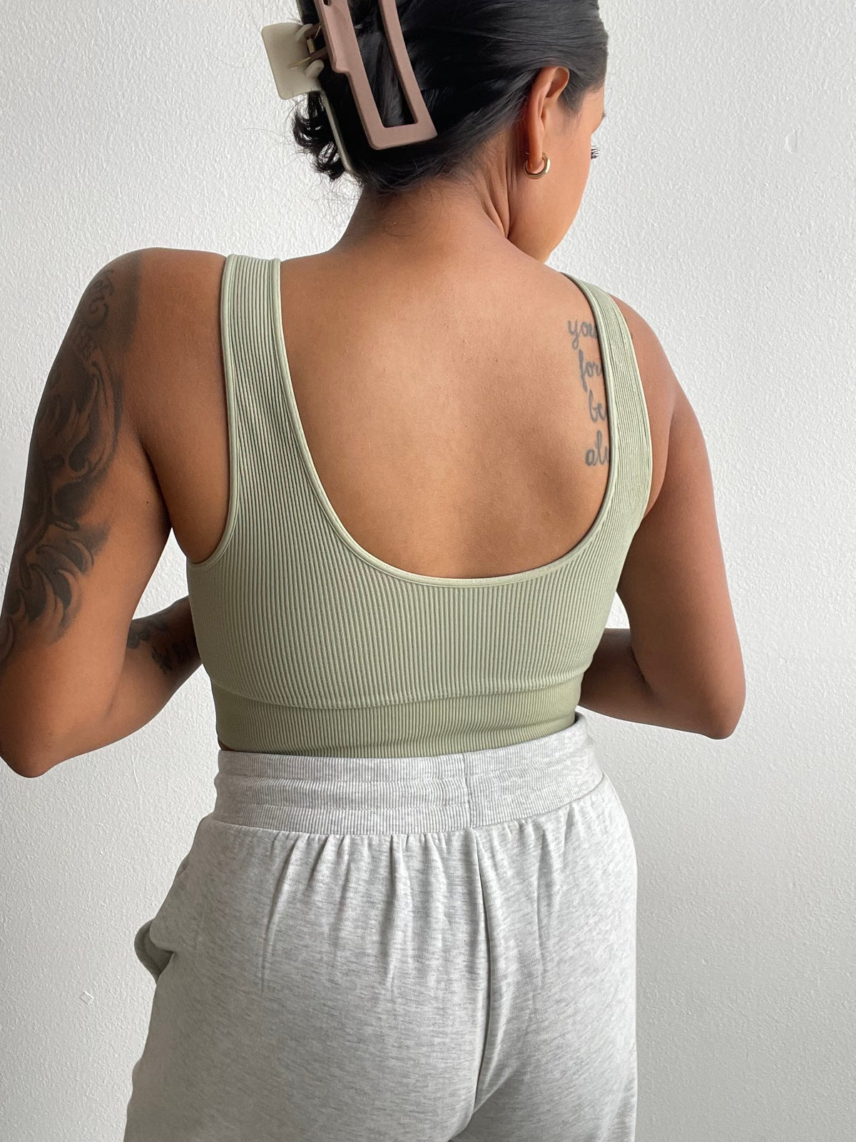 LAST CHANCE The Scoop Ribbed Crop *FINAL SALE*