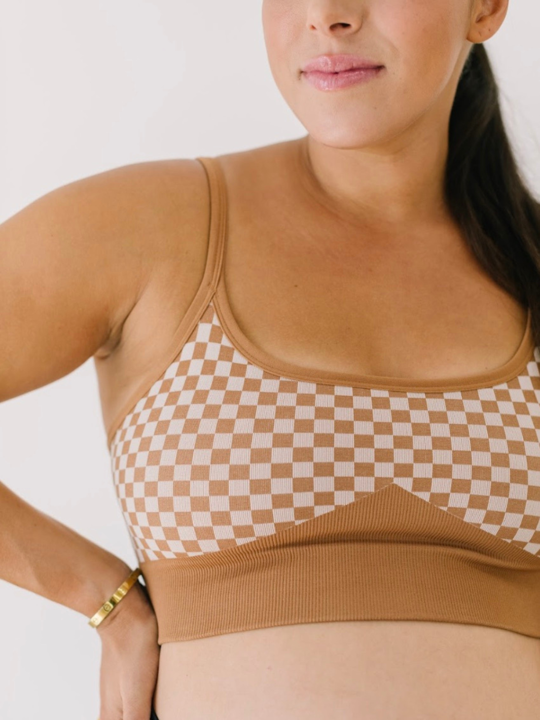 DULCE Checker Maternity & Nursing Bralette *FINAL SALE*