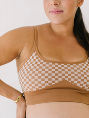 DULCE Checker Maternity & Nursing Bralette