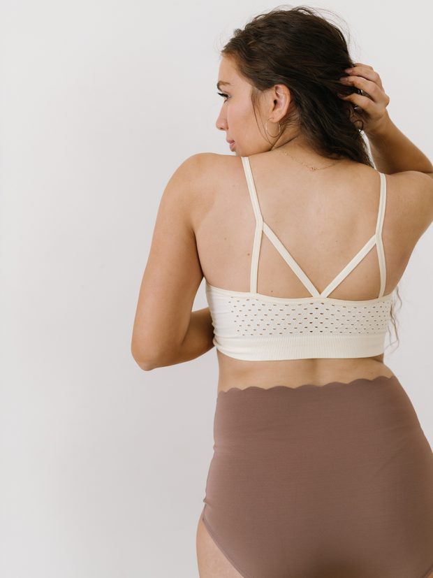 Adore Maternity & Nursing Bralette - Shell