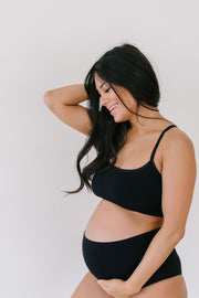 Adore Maternity & Nursing Bralette - Black