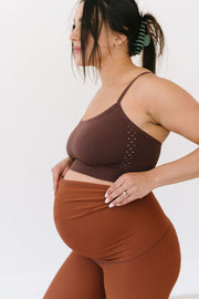 Adore Maternity & Nursing Bralette - Espresso