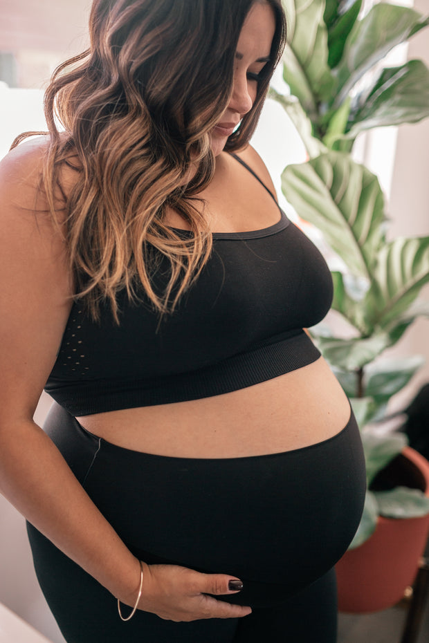 Adore Maternity & Nursing Bralette - Black