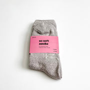 Non-Slip Cozy Socks - Calming Gray