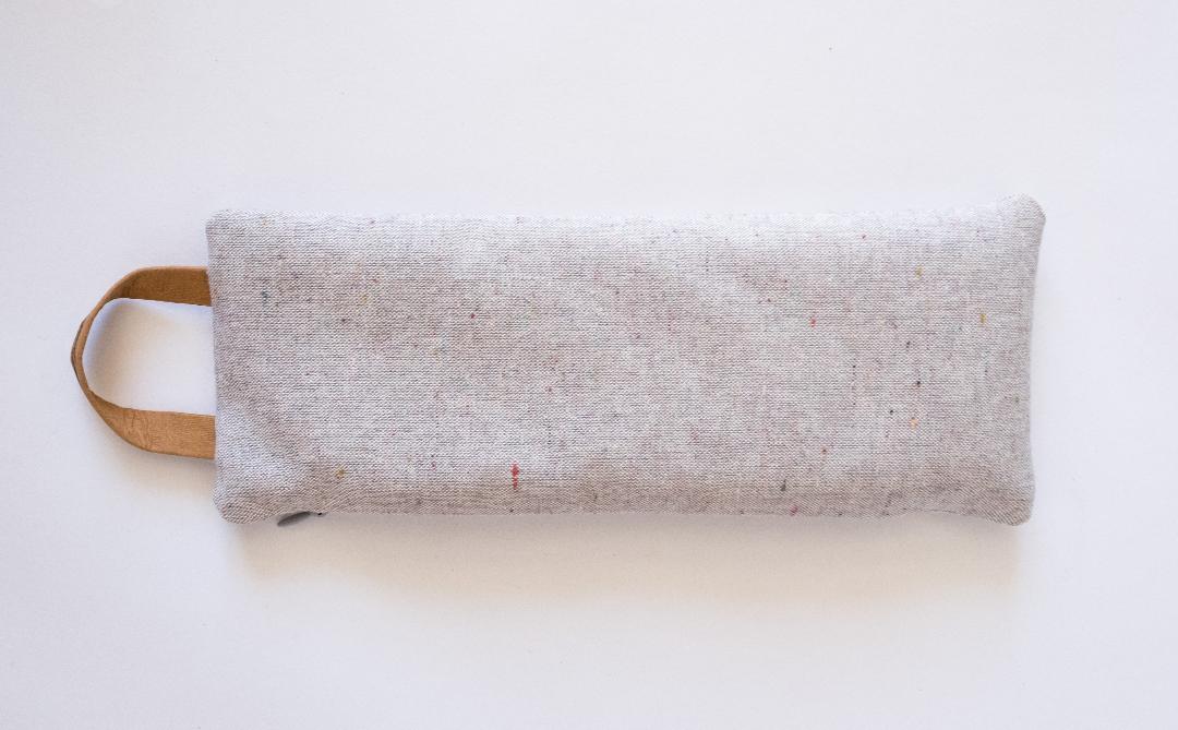 Oat colored eye pillow